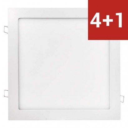 4 + 1 zdarma – LED panel čtvercový vestavný