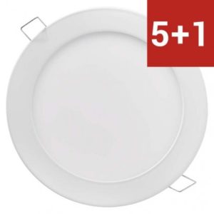 5 + 1 zdarma – LED panel kruhový vestavný