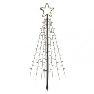 LED vánoční strom kovový