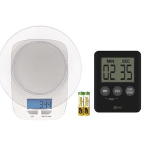 Digitální minutka a kuchyňská váha GP–KS021 s bateriemi