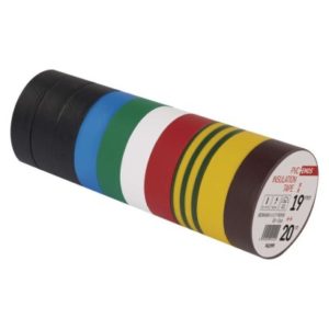 Izolační páska PVC 19mm / 20m barevný mix