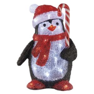 LED vánoční tučňák