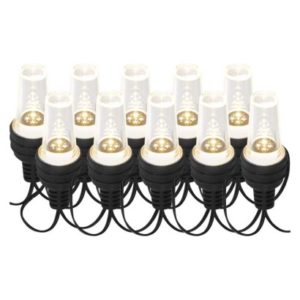 LED světelný řetěz – 10x párty žárovky