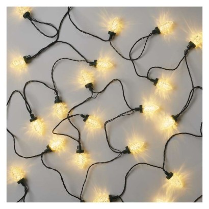 LED vánoční řetěz – šišky