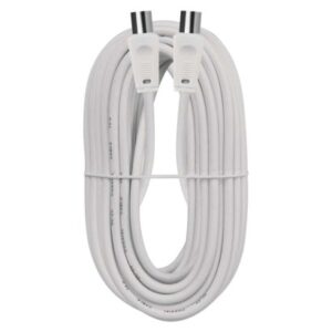 Anténní koaxiální kabel stíněný 15m – rovné vidlice