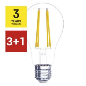3 + 1 zdarma – LED žárovka Filament A60 / E27 / 5