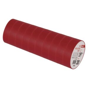 Izolační páska PVC 19mm / 20m červená