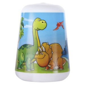 LED dětská lampa se svítilnou Dino