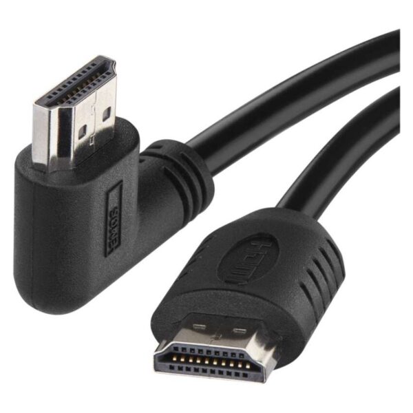 HDMI 2.0 high speed kabel A vidlice – A vidlice 90° 5 m