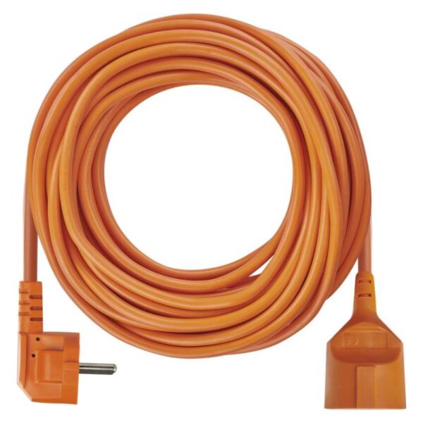 Prodlužovací kabel 25 m / 1 zásuvka / oranžový / PVC / 230 V / 1