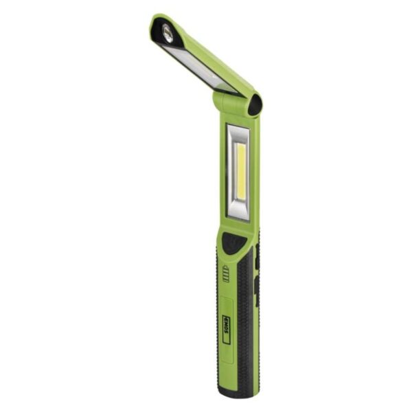 COB LED + LED nabíjecí prac.svítilna P4535