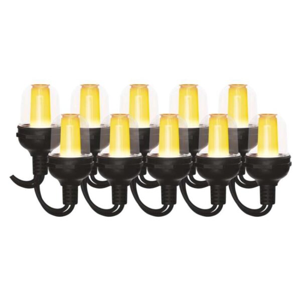 LED světelný řetěz – 10x párty žárovky