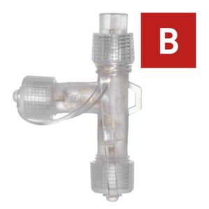 Rozbočovač T pro spojovací řetězy Standard transparentní