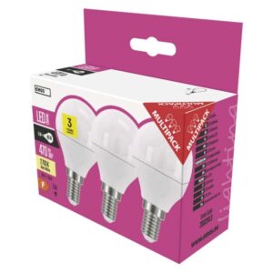 LED žárovka Classic Mini Globe / E14 / 5 W (40 W) / 470 lm / teplá bílá