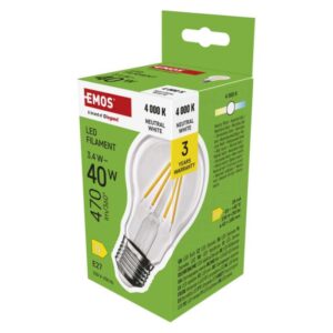 LED žárovka Filament A60 / E27 / 3
