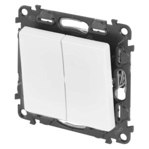 Legrand Valena Life přepínač dvojitý střídavý č. 6+6