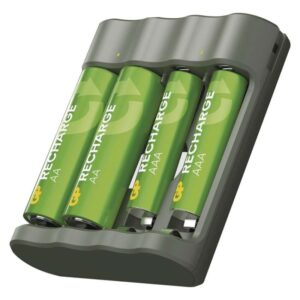 Nabíječka baterií GP Recharge B441 + 2× AA Recharge 2100 mAh + 2× AAA Recharge 800 mAh