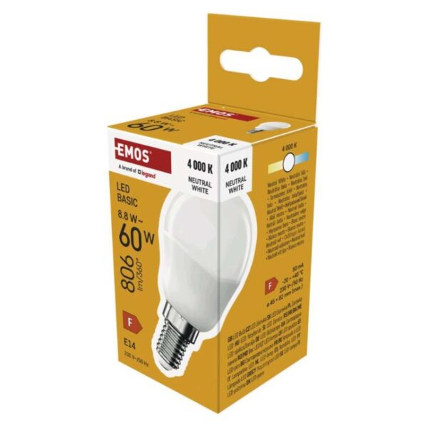 LED žárovka Basic MINI GLOBE E14 / 8