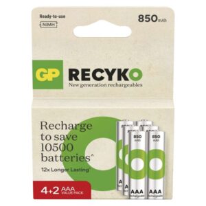 Nabíjecí baterie GP ReCyko 850 AAA (HR03)
