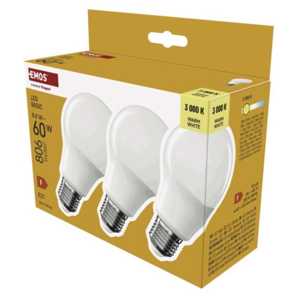LED žárovka Basic A60 / E27 / 8