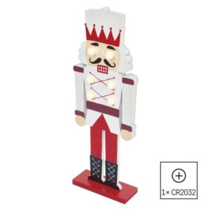 LED dřevěný louskáček