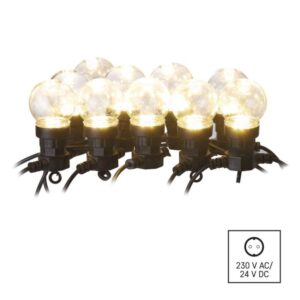 LED světelný řetěz – 10x párty žárovky čiré