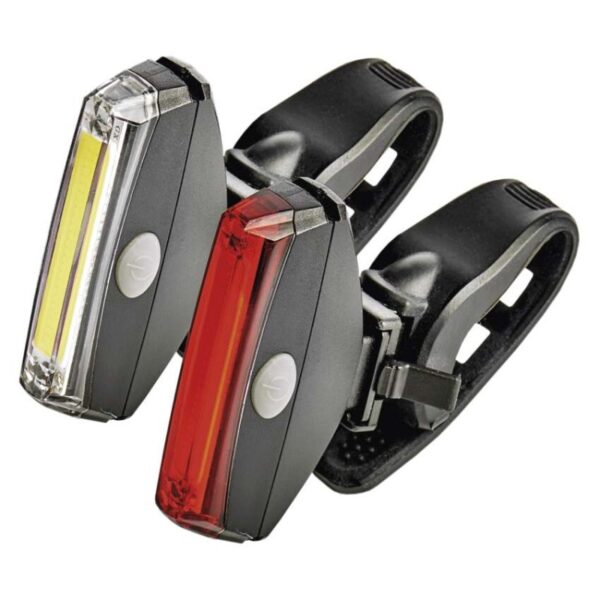 LED přední + zadní svítilna na kolo P3922 na 2x CR2032