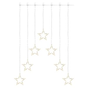 LED vánoční závěs – 7 hvězd