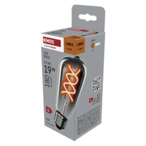 LED žárovka DECO SMOKED ST64 / E27 / 4
