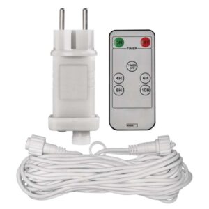 Napájecí zdroj s dálkovým ovladačem a prodlužovací kabel Profi bílý