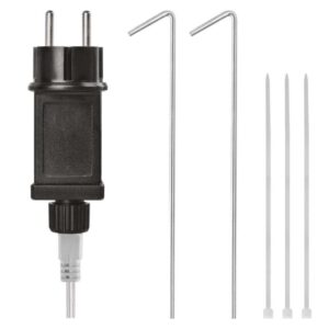 LED vánoční sněhulák ratanový