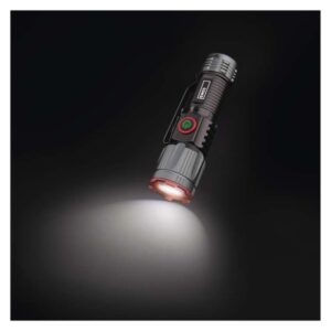 LED nabíjecí kovová svítilna 300 lm