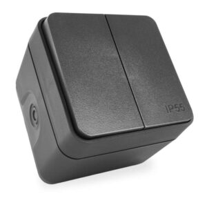 EMOS Cyklone přepínač dvojitý střídavý č. 6+6