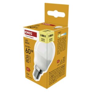 LED žárovka Basic MINI GLOBE E14 / 8