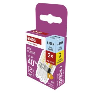 LED žárovka Classic JC / G9 / 4