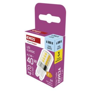 LED žárovka Classic JC / G9 / 4