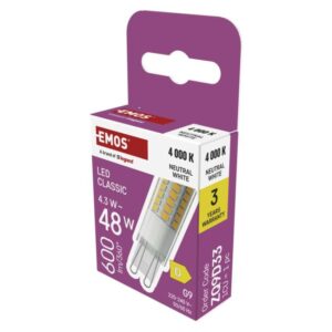 LED žárovka Classic JC / G9 / 4