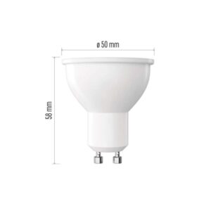 LED žárovka Classic MR16 / GU10 / 7 W (60 W) / 800 lm / teplá bílá / stmívatelná