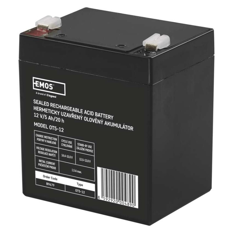 Olověný akumulátor 12 V/5 Ah