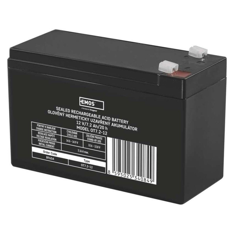 Olověný akumulátor 12 V/7
