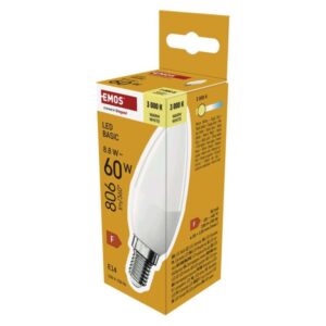 LED žárovka Basic Candle E14 / 8