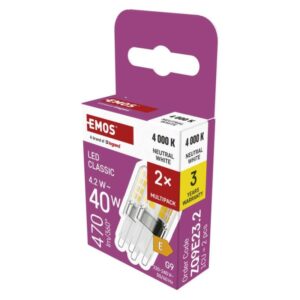 LED žárovka Classic JC / G9 / 4