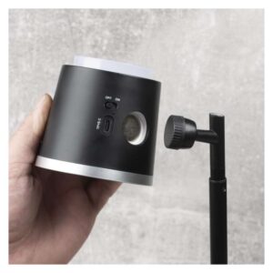 LED stolní lampa ABBIE nabíjecí