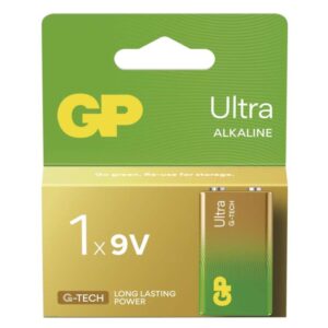 Alkalická baterie GP Ultra 9V (6LF22)