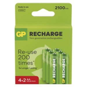 Nabíjecí baterie GP Recharge 2100 AA (HR6) 6ks