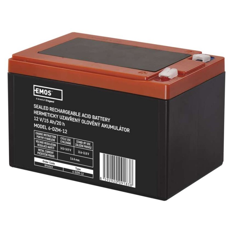 Trakční baterie 12 V/15 Ah