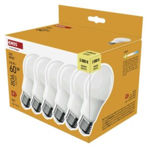 LED žárovka Basic A60 / E27 / 8