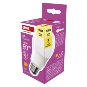 LED žárovka Classic A60 / E27 / 5