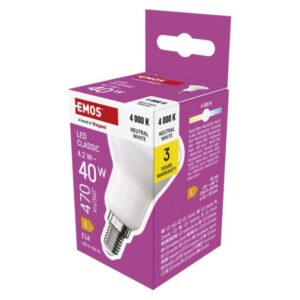 LED žárovka Classic R50 / E14 / 4