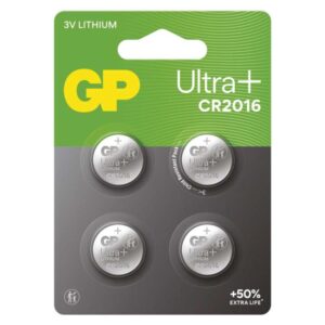 Lithiová knoflíková baterie GP Ultra plus CR2016
